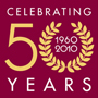 50th Anniversary Logo Celebrating 50 Years